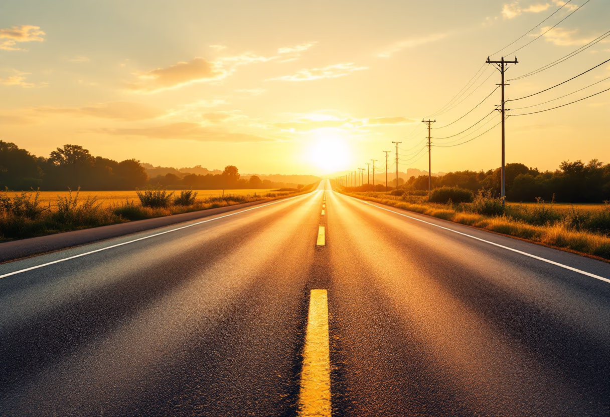 image of a highway (for a mobility and transportation)