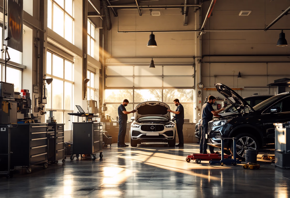 image of service center (for an auto dealership)