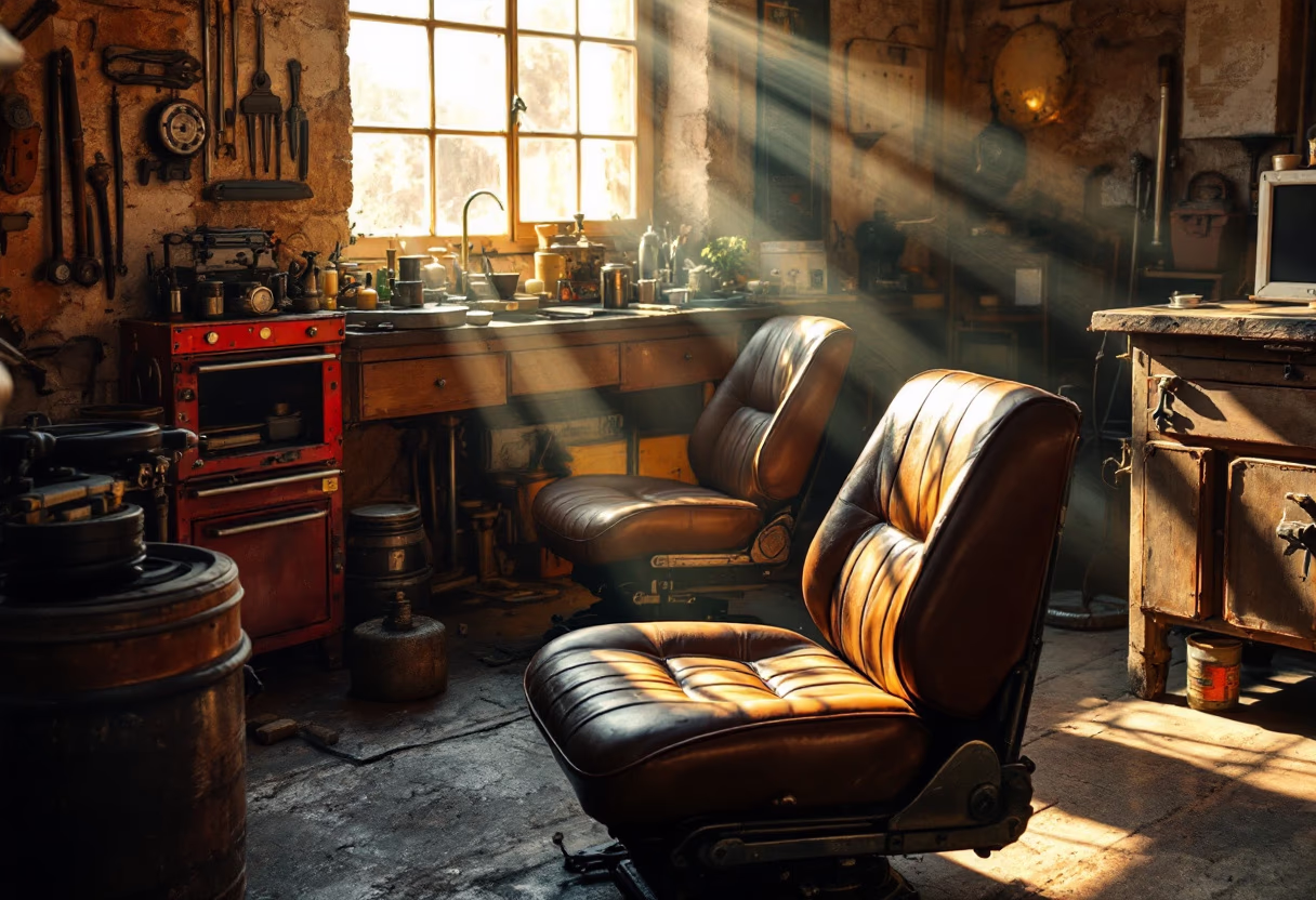 image of auto shop interior