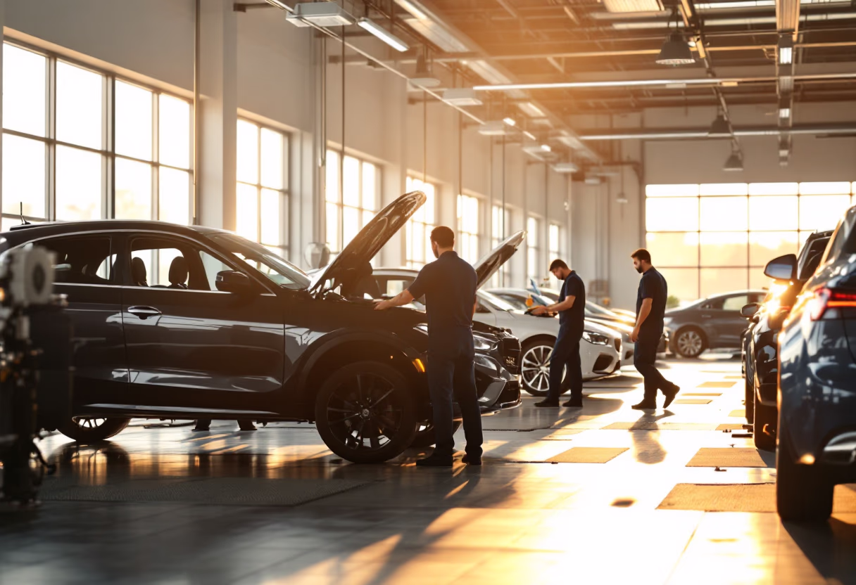image of service center (for an auto dealership)