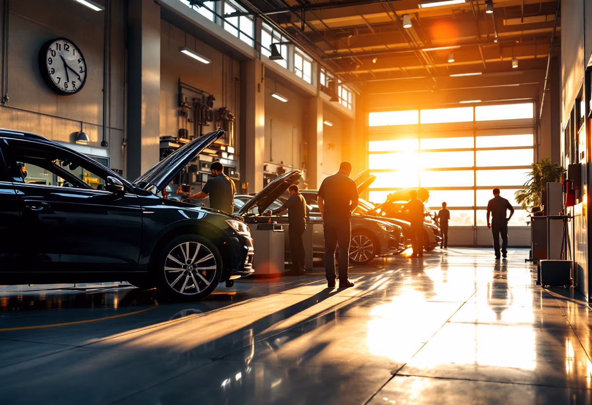 image of service center (for an auto dealership)